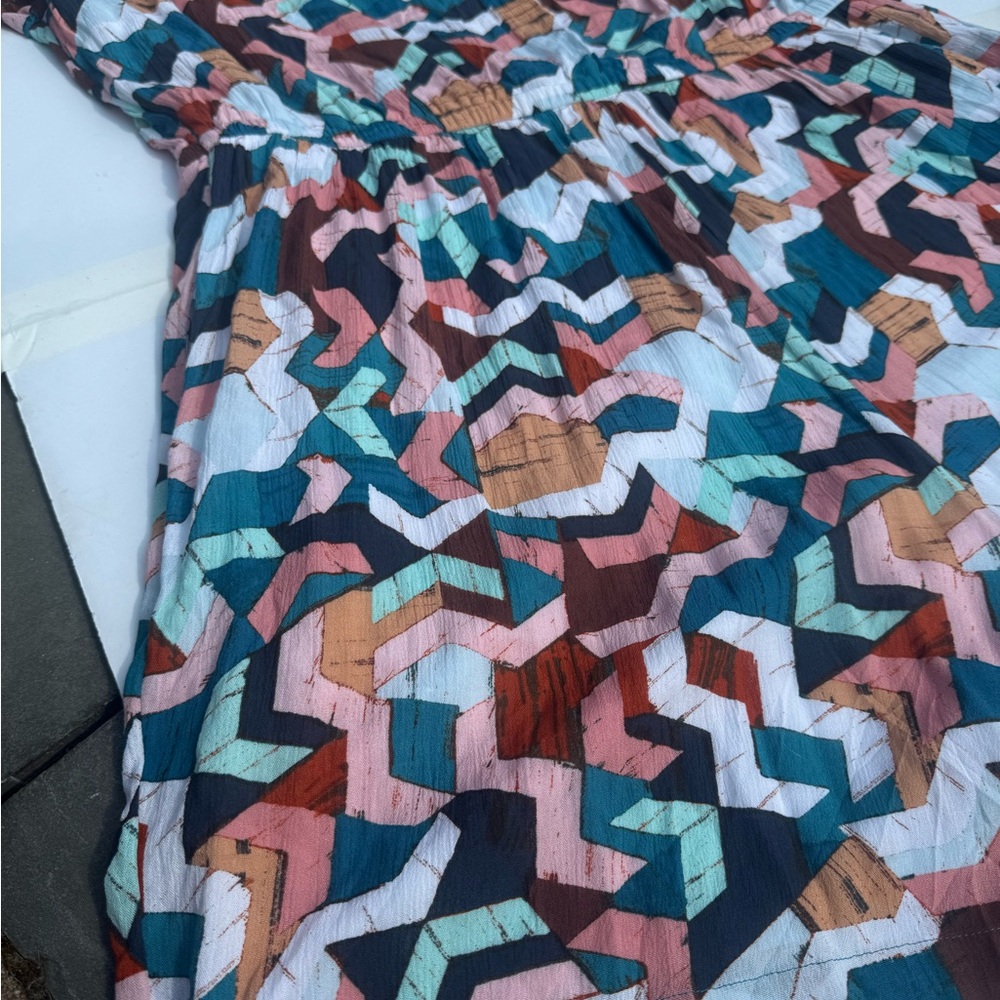 Multicolor romper plus size - Picture 6 of 9